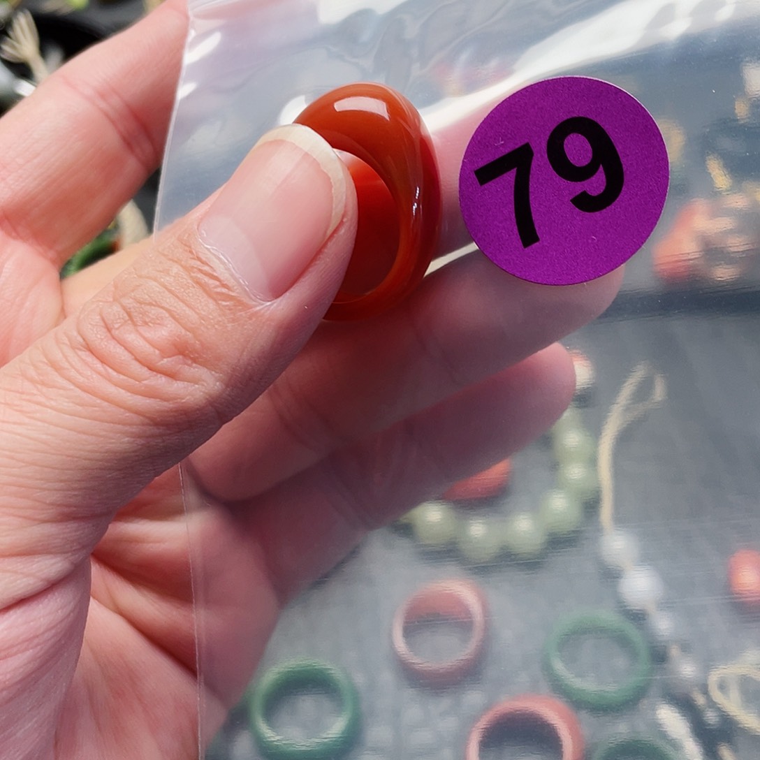 未镶嵌戒指玛瑙/玉髓感****）