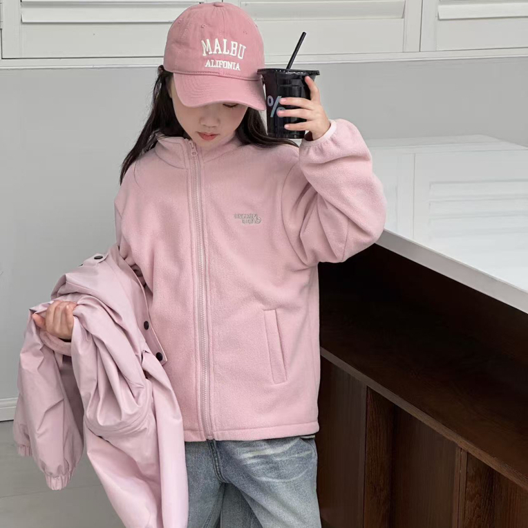 25儿童三防三合一冲锋衣外套内胆可拆连帽可拆卸女童秋冬保暖外套