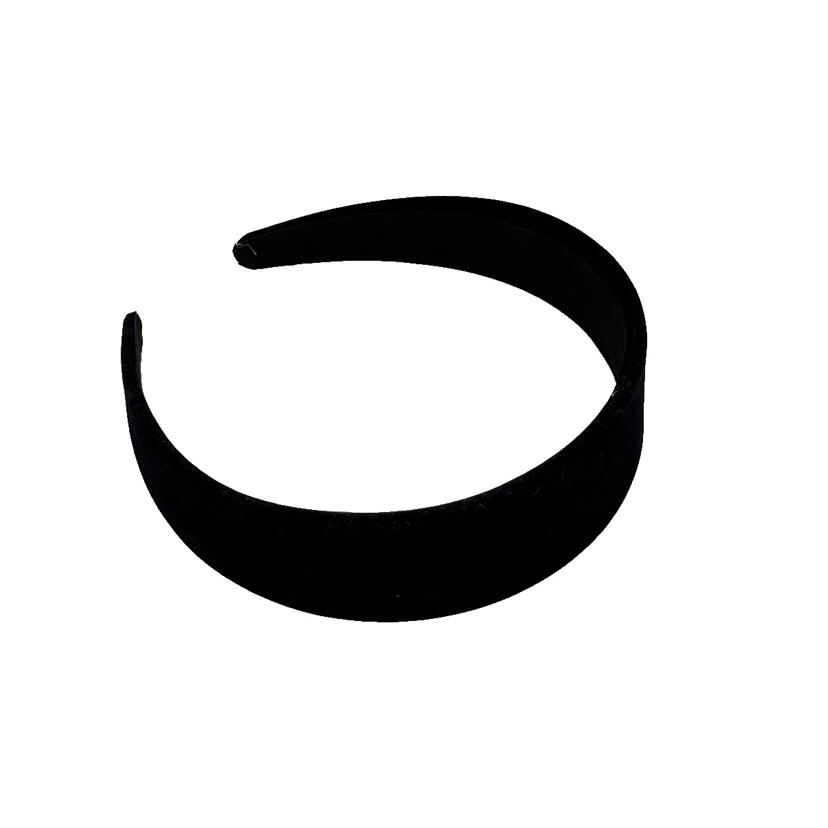 明星同款黑色丝绒宽边发箍女新款发卡高颅顶气质头箍发饰