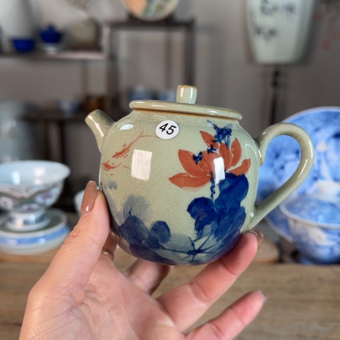 杯景德镇陶瓷柴烧多人