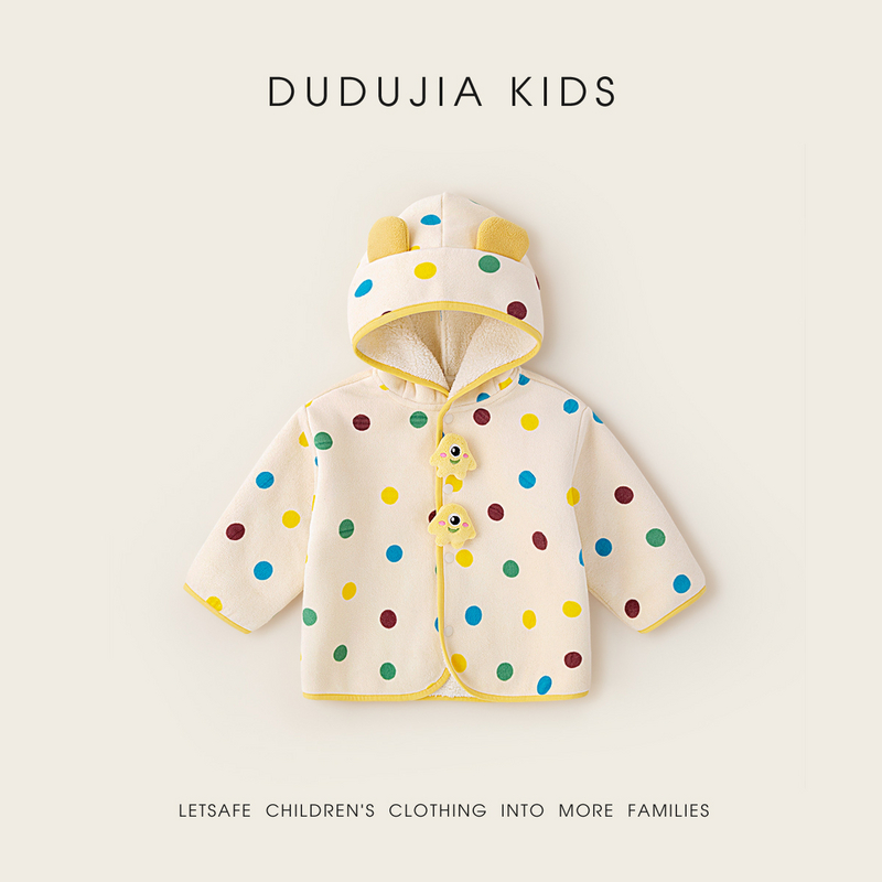 【嘟嘟家】宝宝保暖连帽厚款男童普通外套秋冬卡通冬季D5DWT034