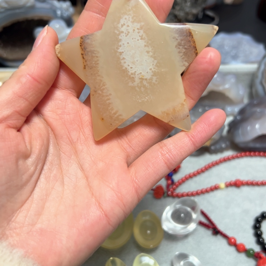 玛瑙/玉髓天然好运未镶嵌