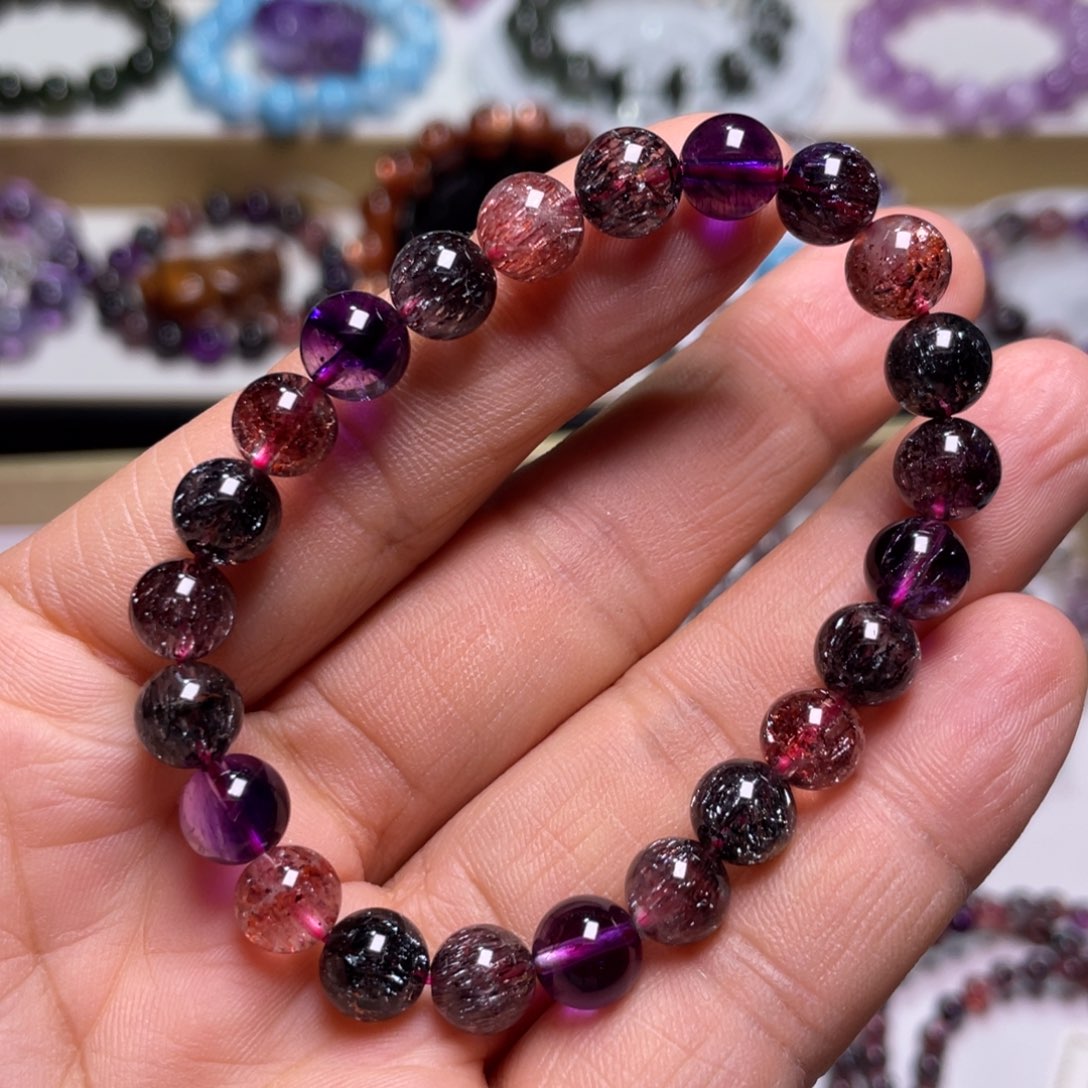 水晶手链未镶嵌超七