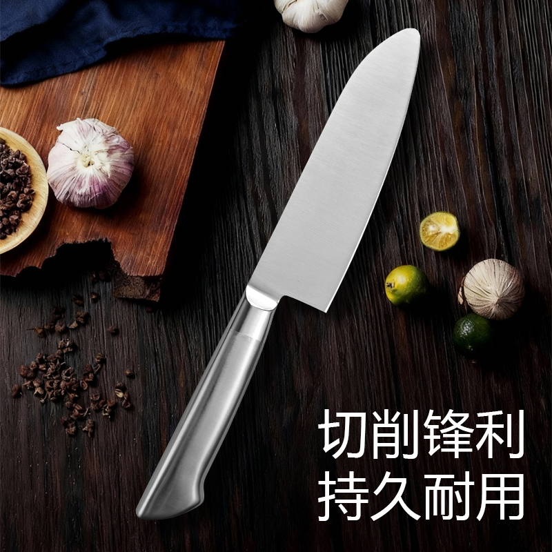家用切菜切肉锋利全钢三德-462