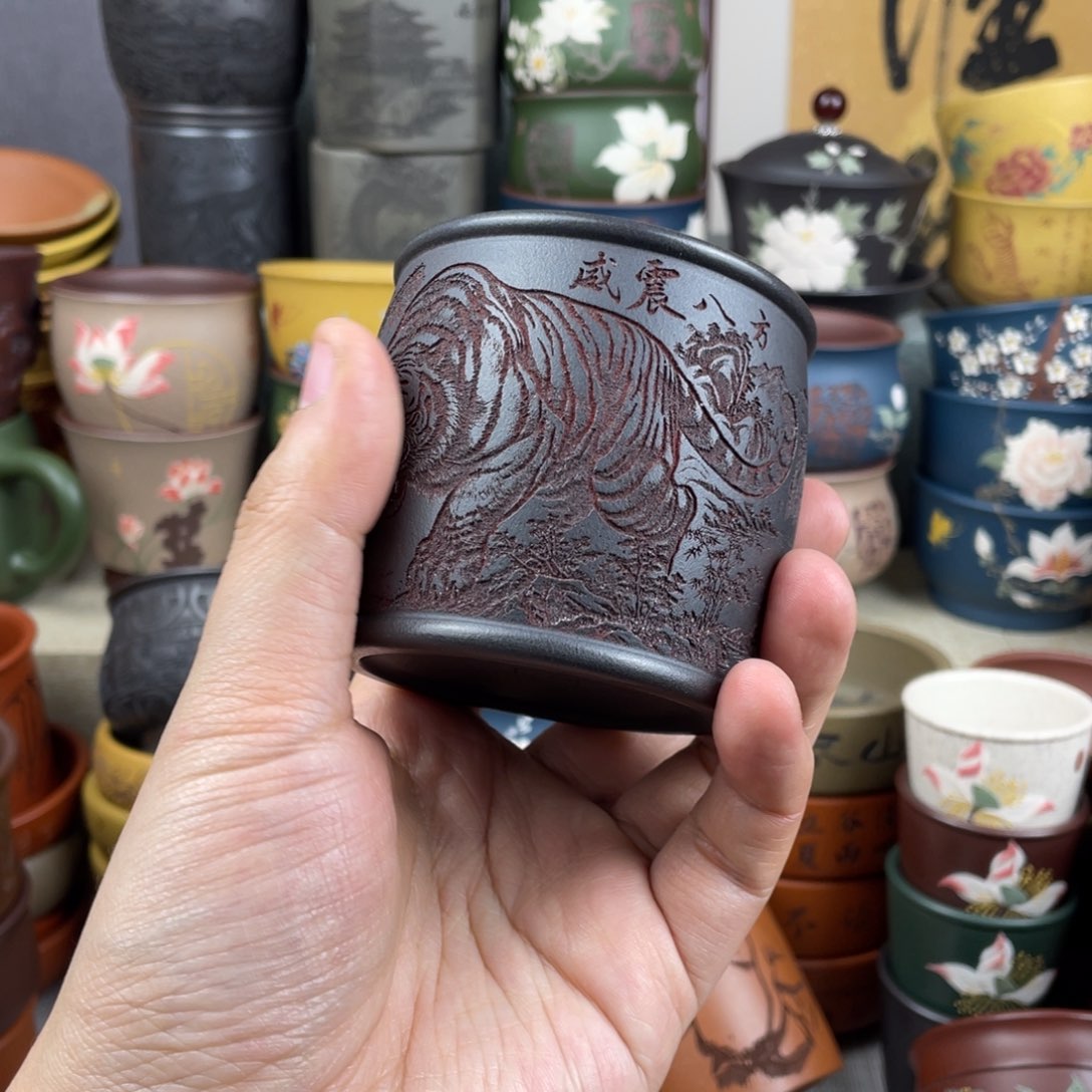 紫砂茶杯紫砂茶杯