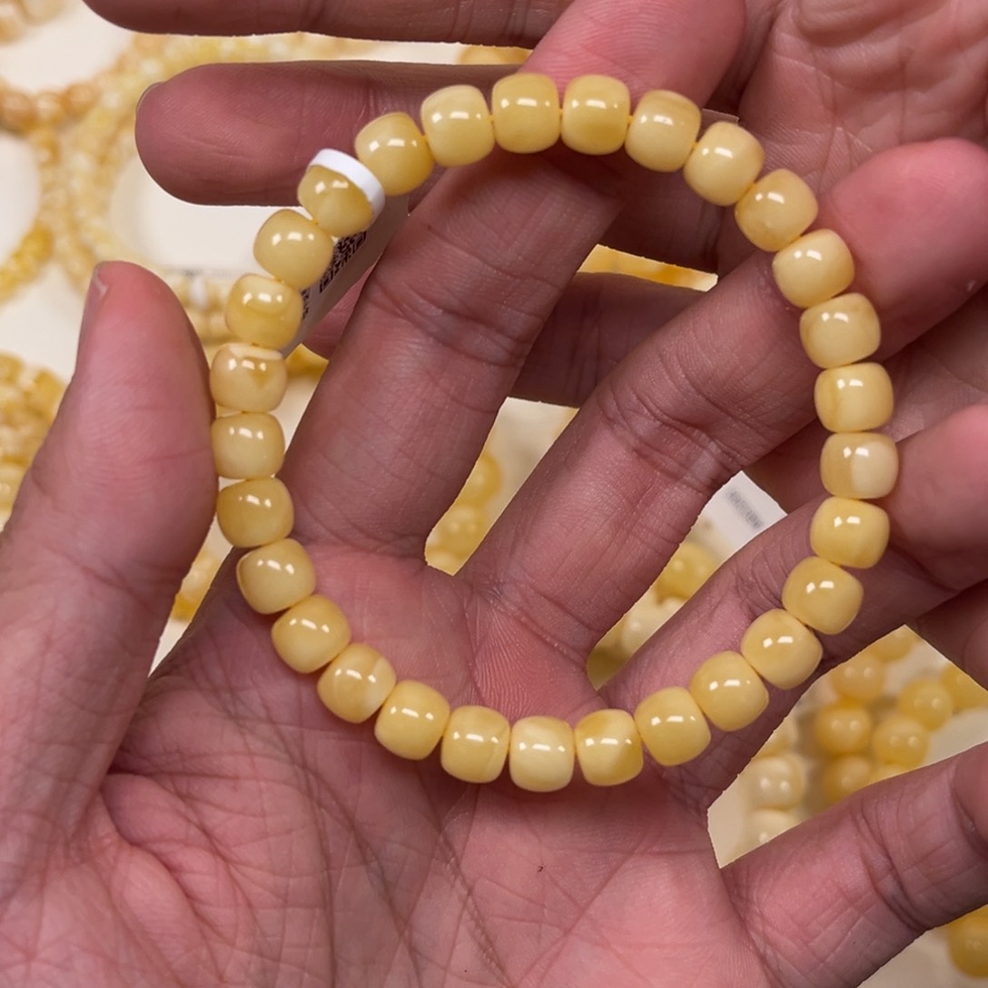 蜜蜡手串未镶嵌蜜蜡手串7.5