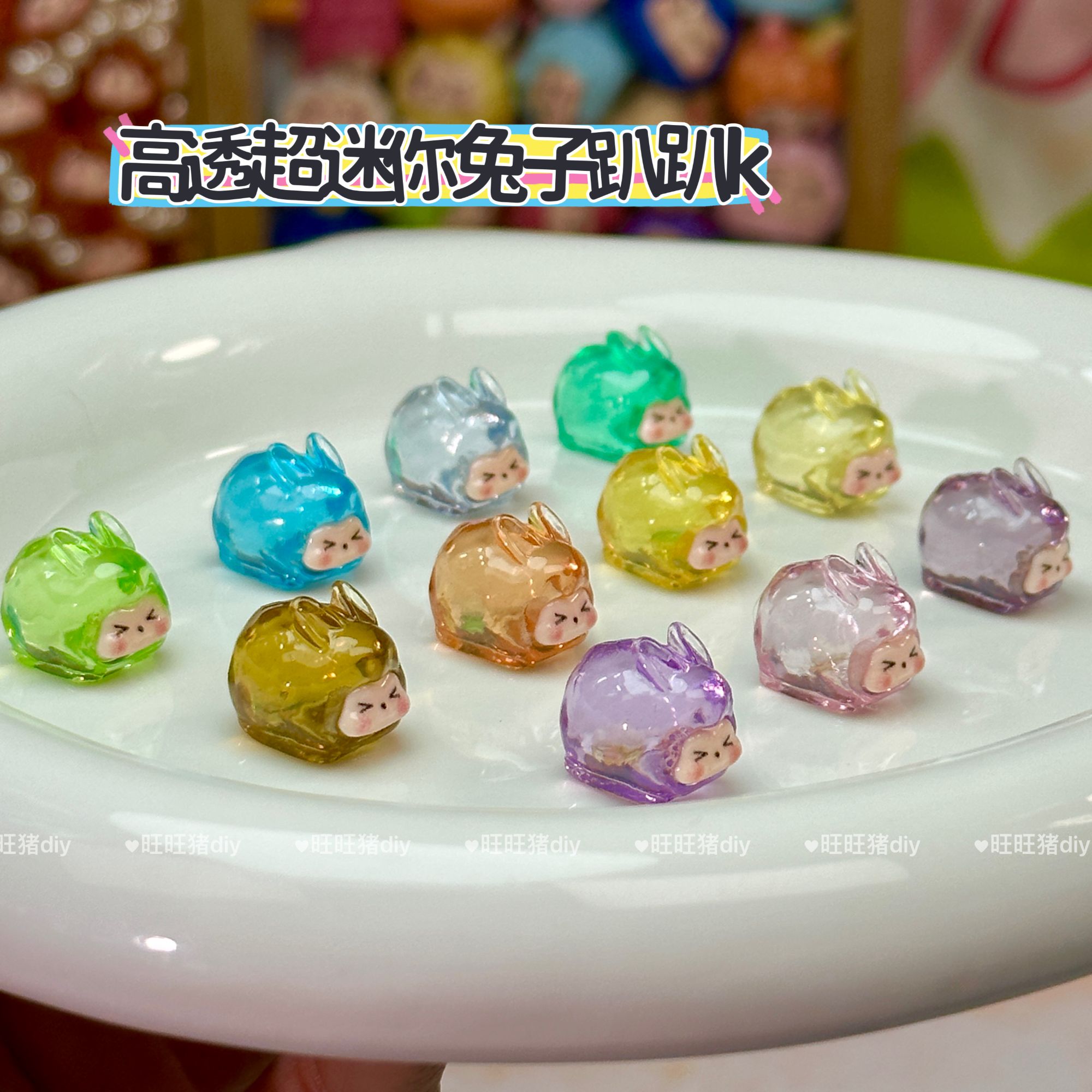  【高透趴趴兔小小孙】旺旺猪手工创意Diy