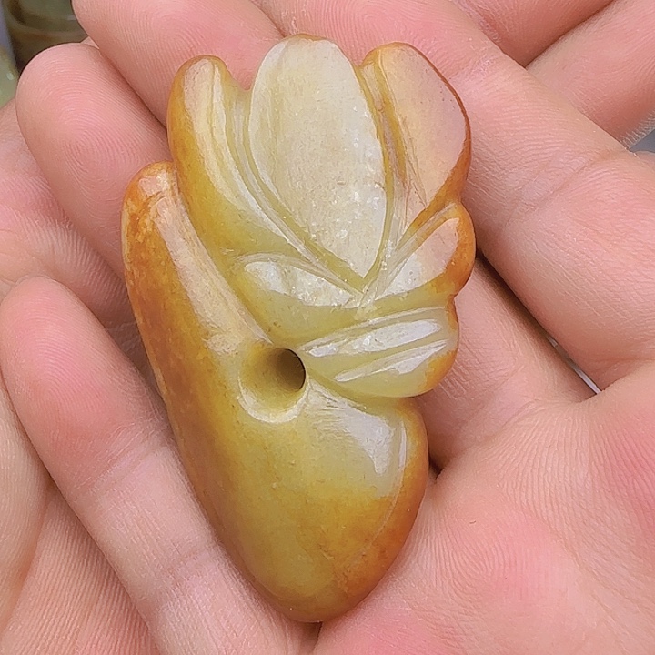 和田玉吊坠(不含链)未镶嵌