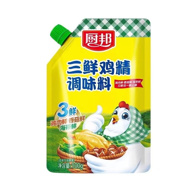 厨邦三鲜鸡精100g*5袋厨房商超调味料炒菜煲汤凉拌提鲜