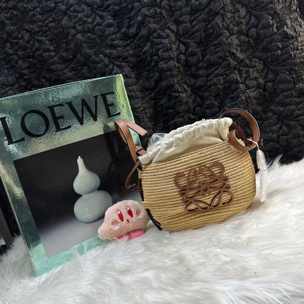 95新 LOEWE/罗意威 罗意威小号菜篮子斜挎包