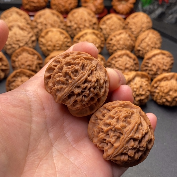 S***R文玩核桃把件40苹果