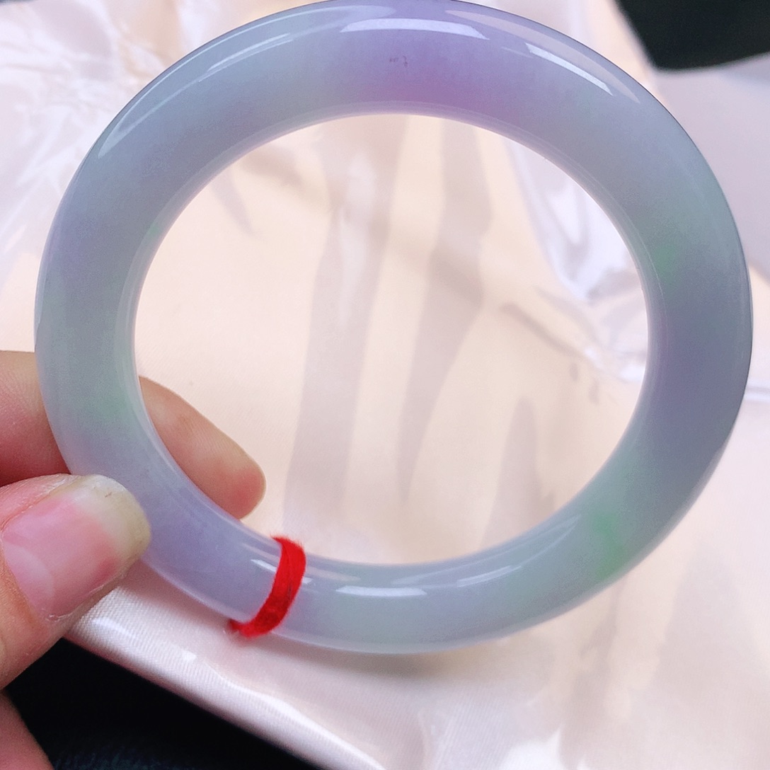 未镶嵌手镯翡翠纯天然翡翠春彩159号