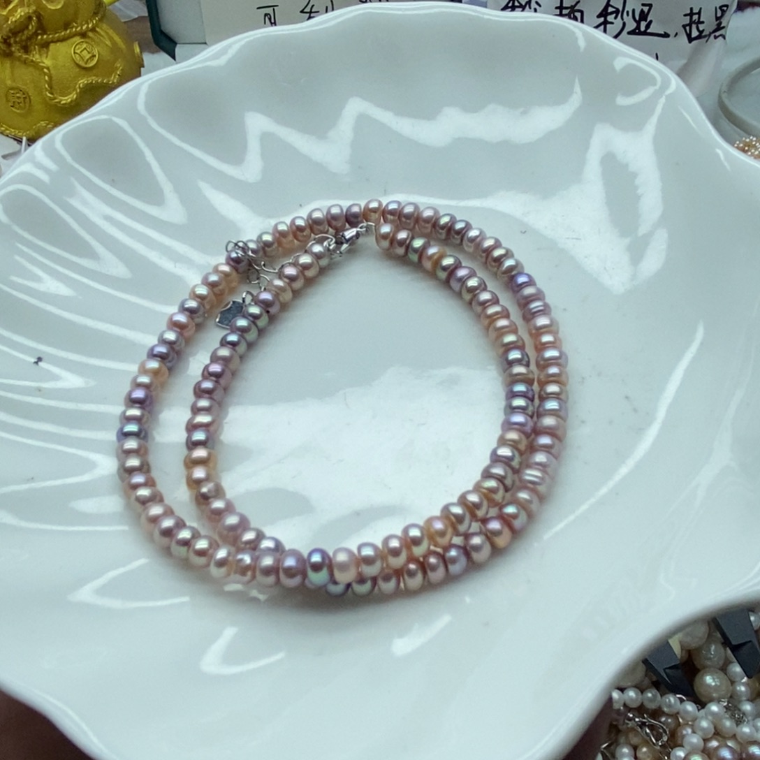 天然淡水珍珠无人工干预合金淡水珍珠7