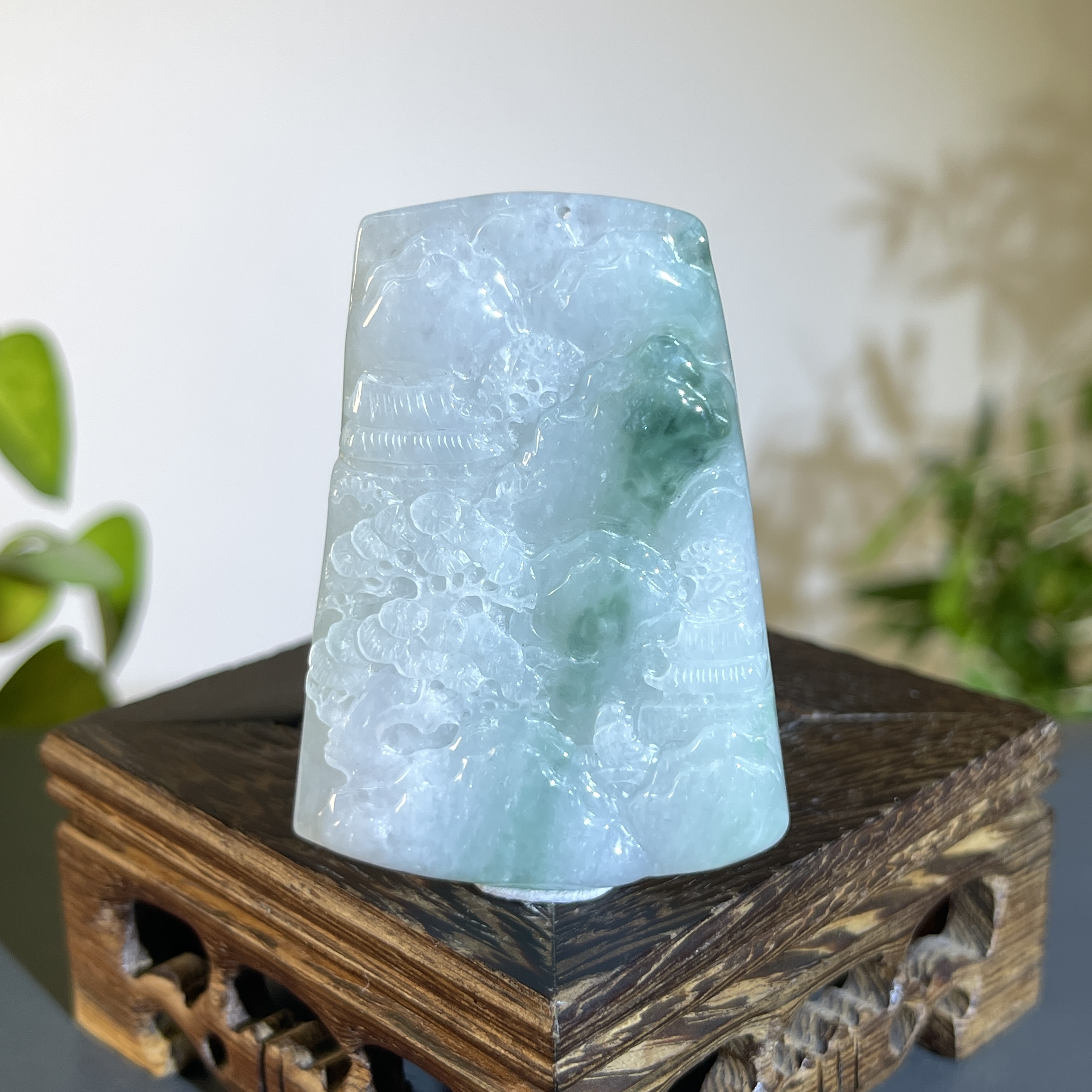 JTAA30-46  天然翡翠缅甸A货   山水牌