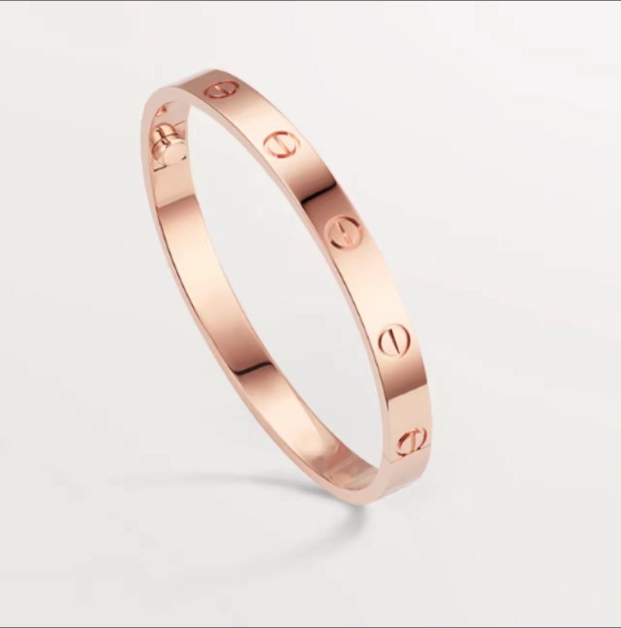 未拆封  卡地亚/Cartier 情人节轻奢时尚经典镶钻合金LOVE手镯