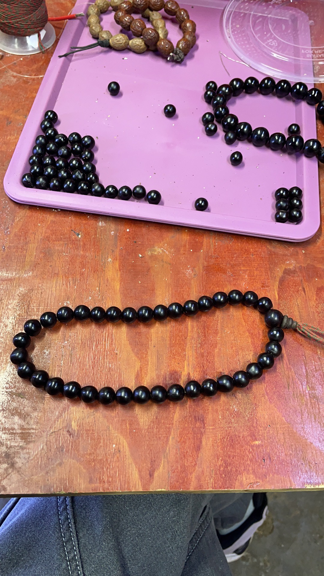 非金属木质手链 云南野生老树无患子手串、手持