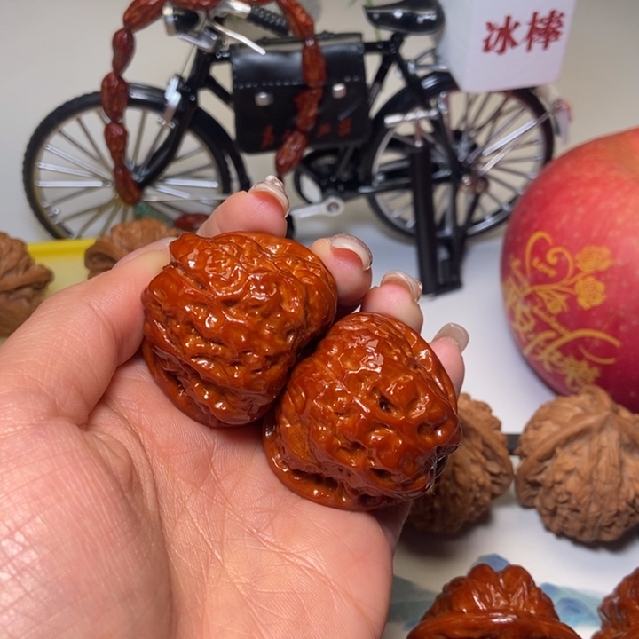 文玩核桃吊坠蛤蟆头39尺