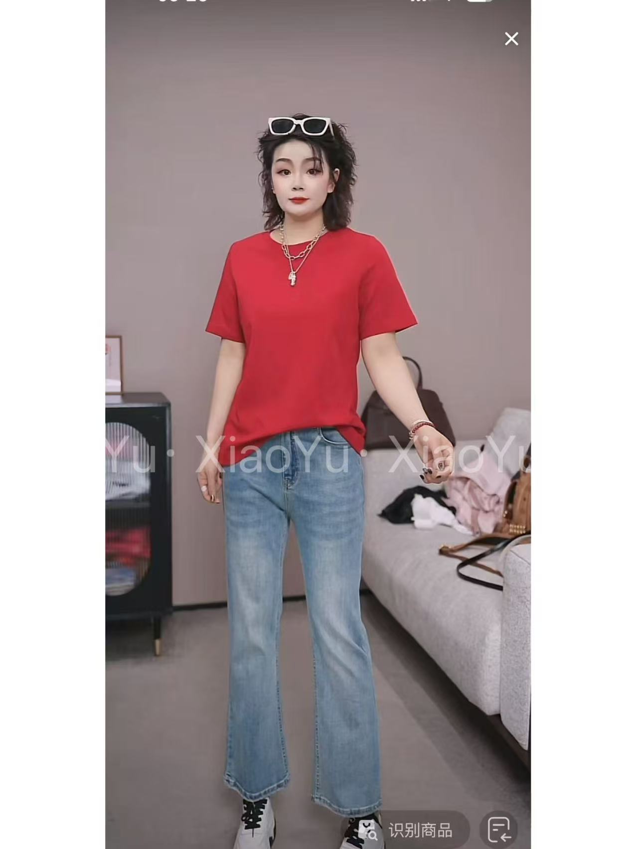 【No退换】瑕疵品 欧货【极简百搭正肩半袖T恤】YYX 5039