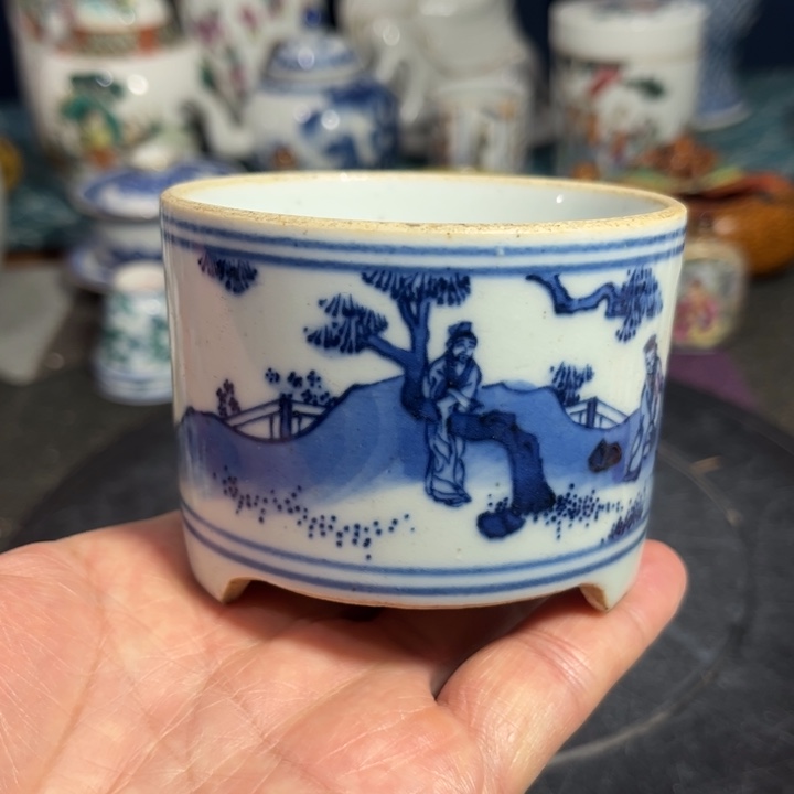 紫砂茶叶罐青花88888888888