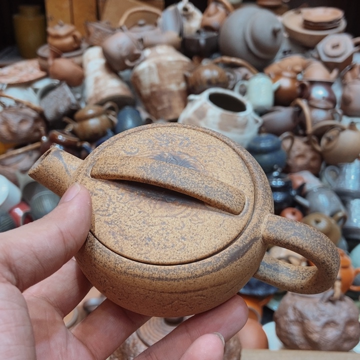 柴烧老岩泥高端茶器