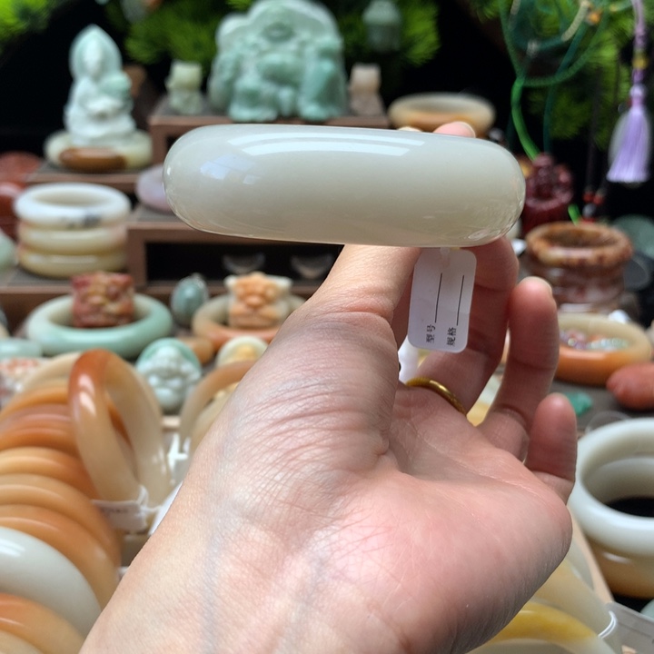 查罗石合金手镯（开口镯）54.3