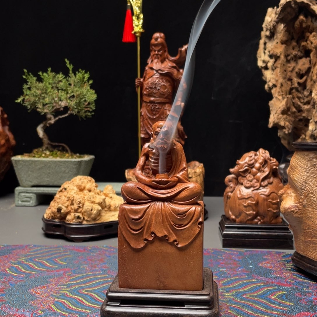 香榧木涛*荔枝木香炉