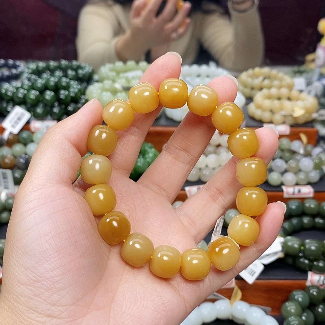 和田玉手链未镶嵌