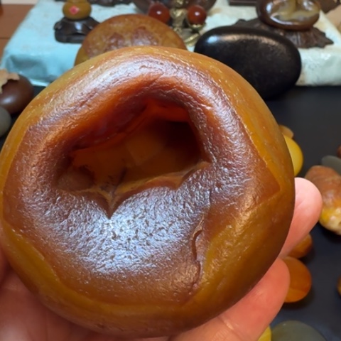 用***好石材原石桌面摆件