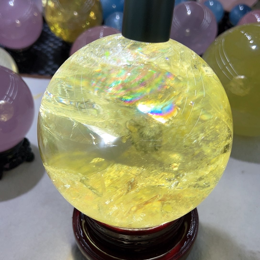 水晶水晶球摆件未镶嵌