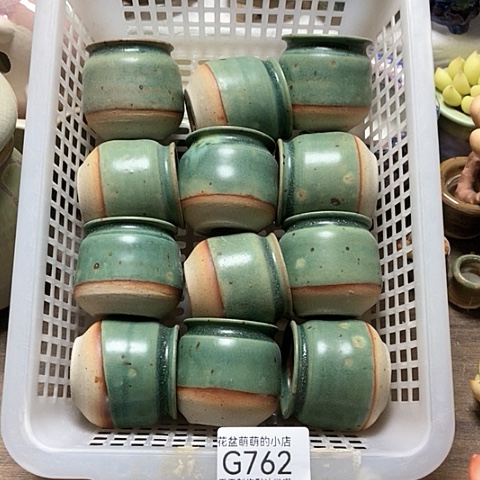 紫砂花盆762微瑕品口径3.5左右