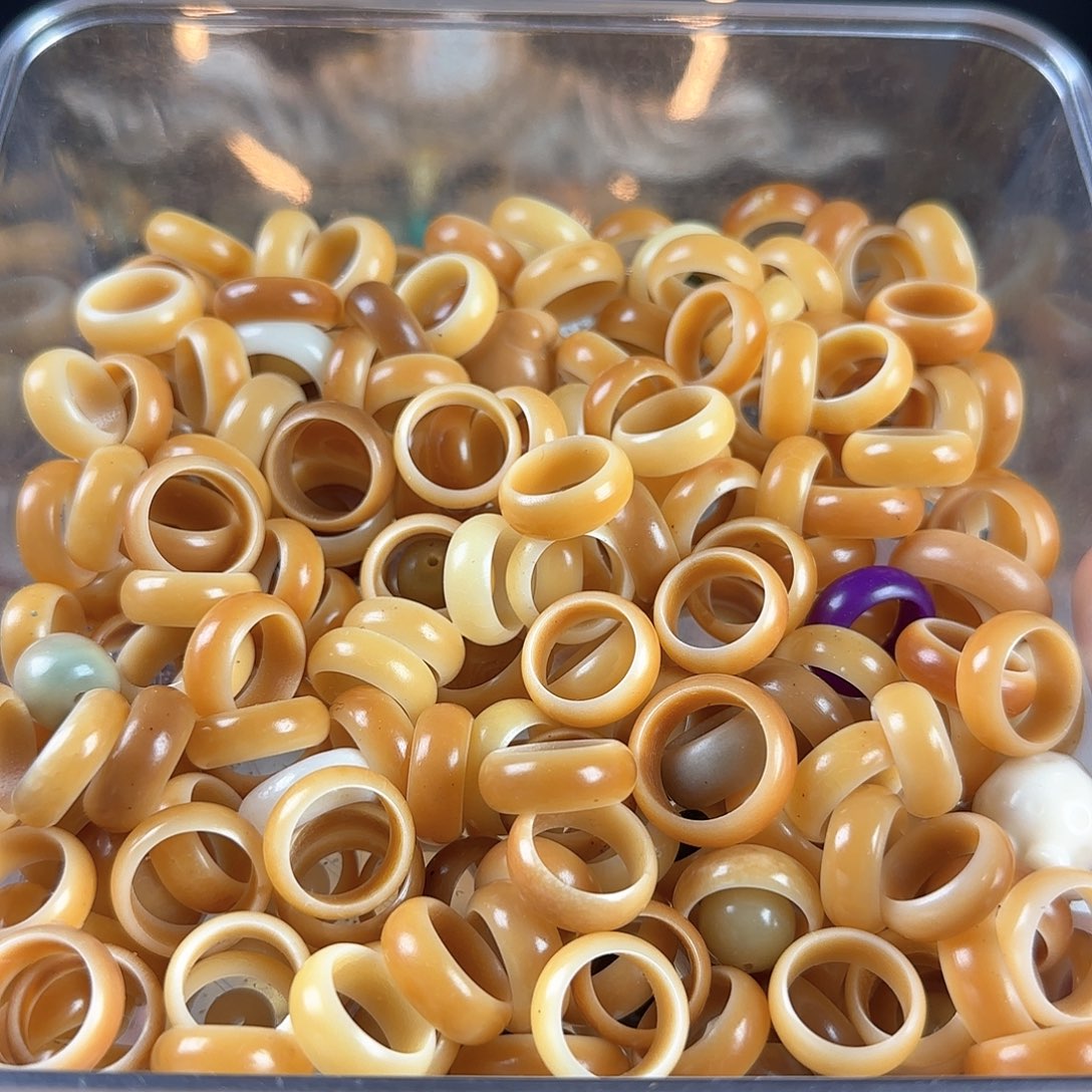 菩提根/象牙果手串瑕疵跑环20颗不挑瑕疵