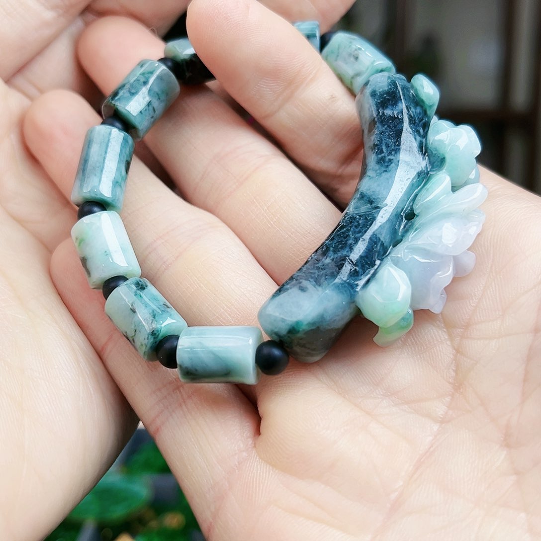 翡翠手链未镶嵌手链