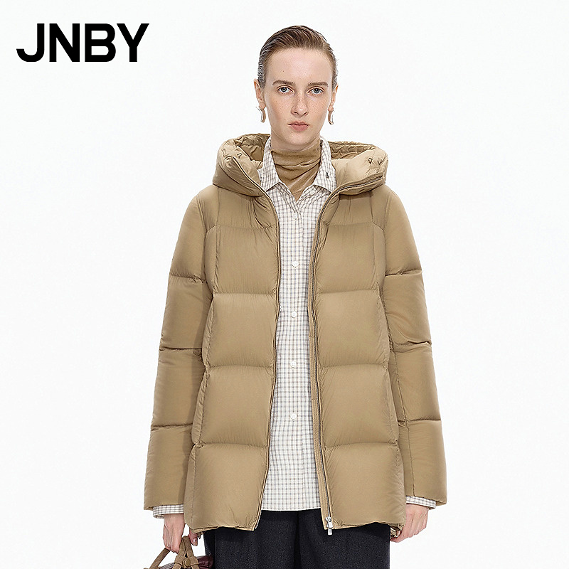 【商场同款】JNBY/江南布衣25冬新品羽绒服宽松连帽5X0C10200