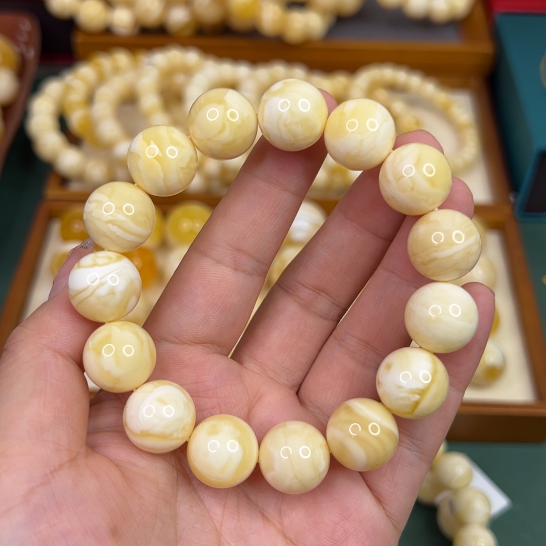 未镶嵌琥珀裸石14白蜡