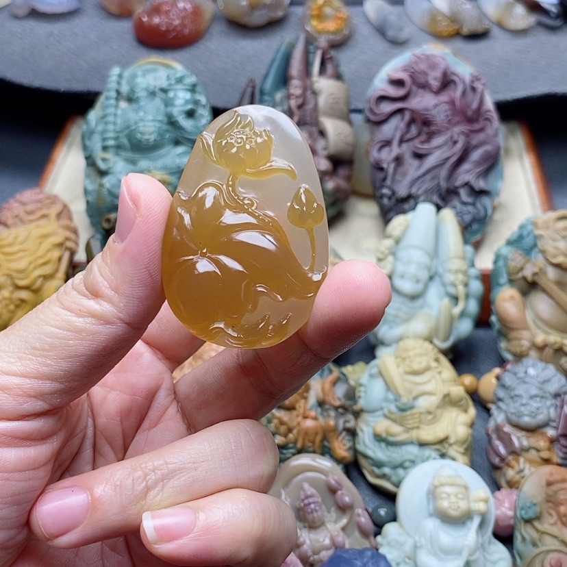 【闪购商品】未镶嵌定制玛瑙吊坠