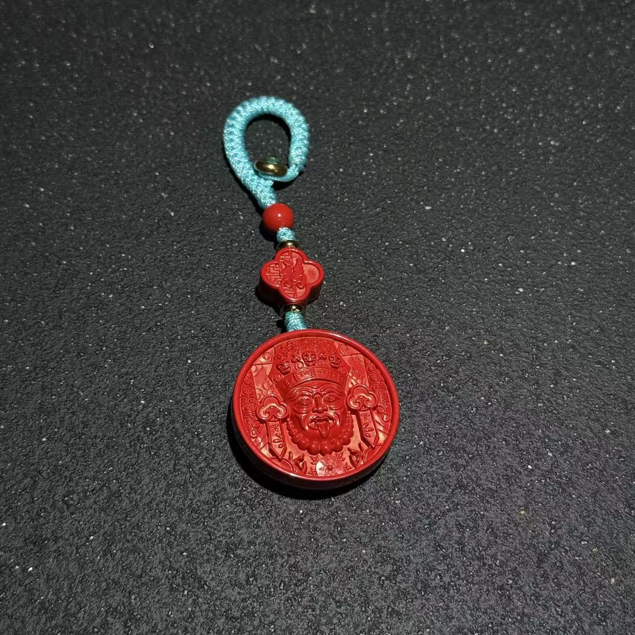 天然辰砂朱砂扎基拉姆钥匙扣DS111503-多样性发其一