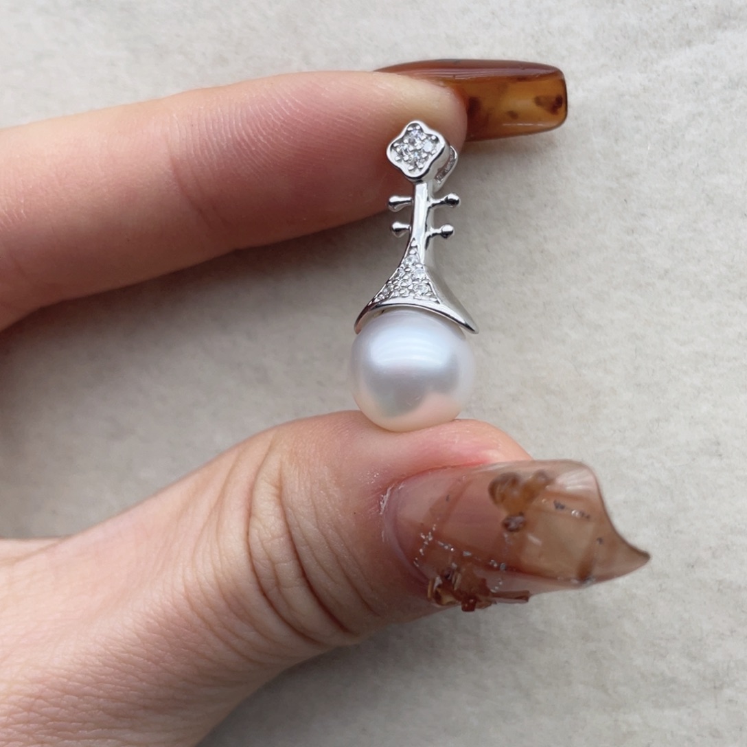 海水珍珠颈饰银S925镶嵌R86