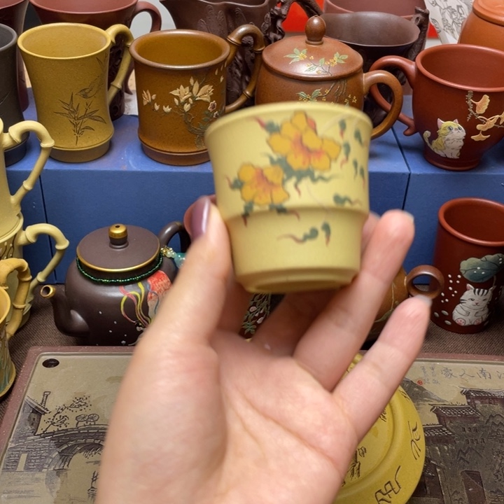 紫砂茶杯紫砂主人杯