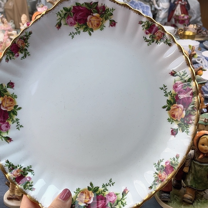 中古欧瓷瓷器小房子
