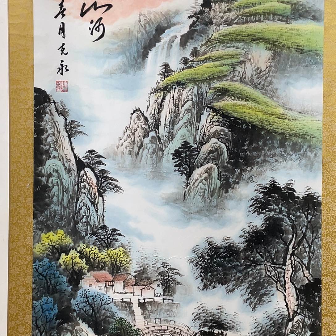 国画老师手笔手绘作品y