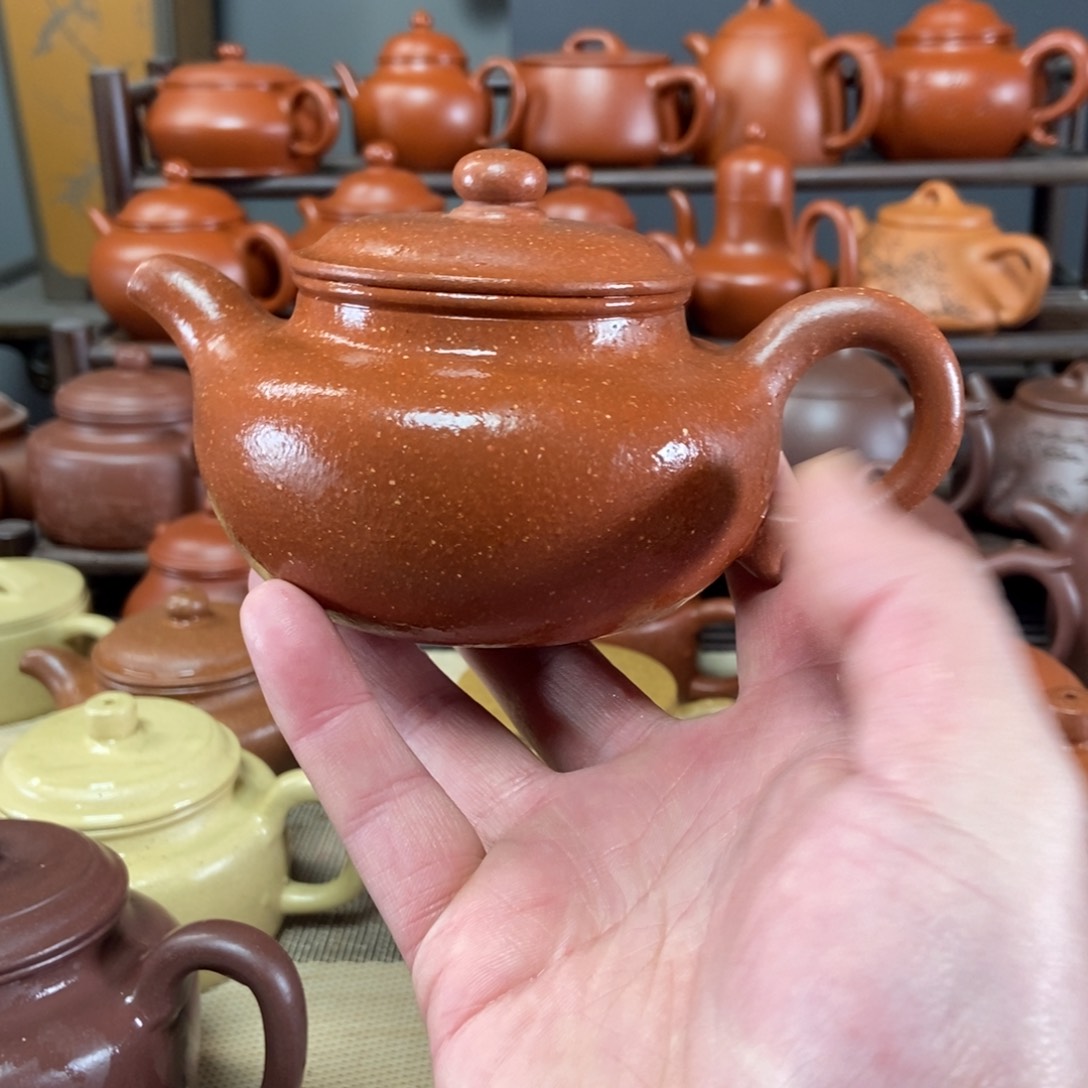 紫砂茶壶原矿降坡