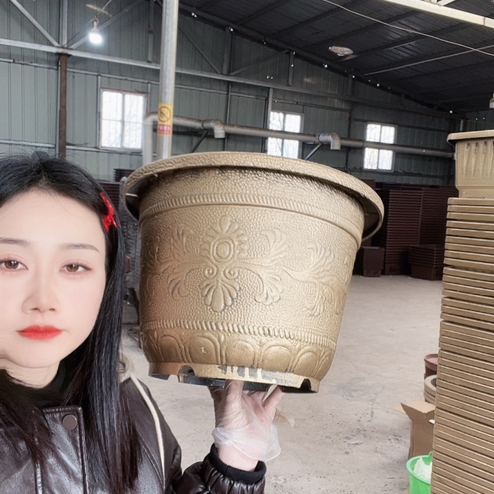 圆形35花盆10个有孔