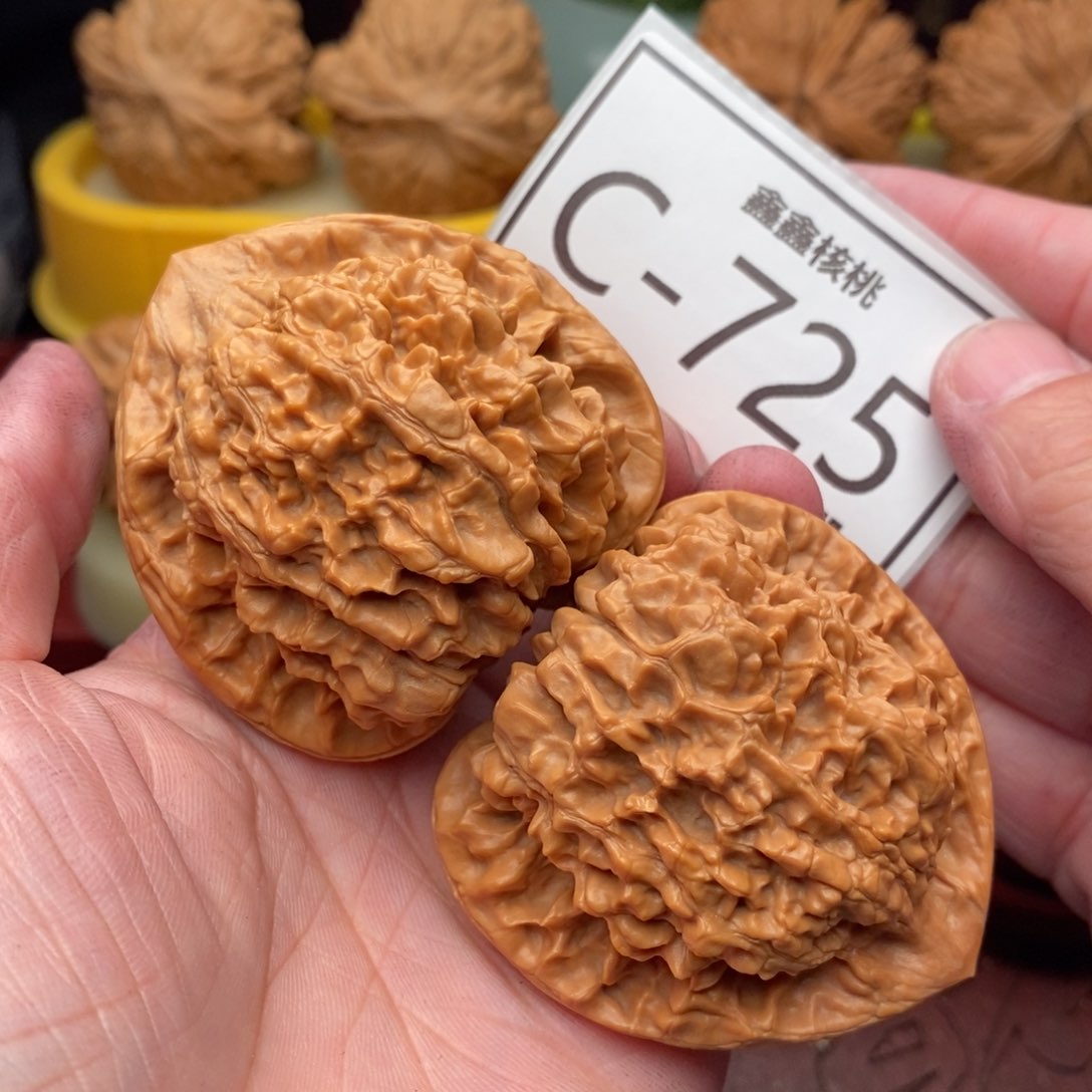 文玩核桃把件官帽50