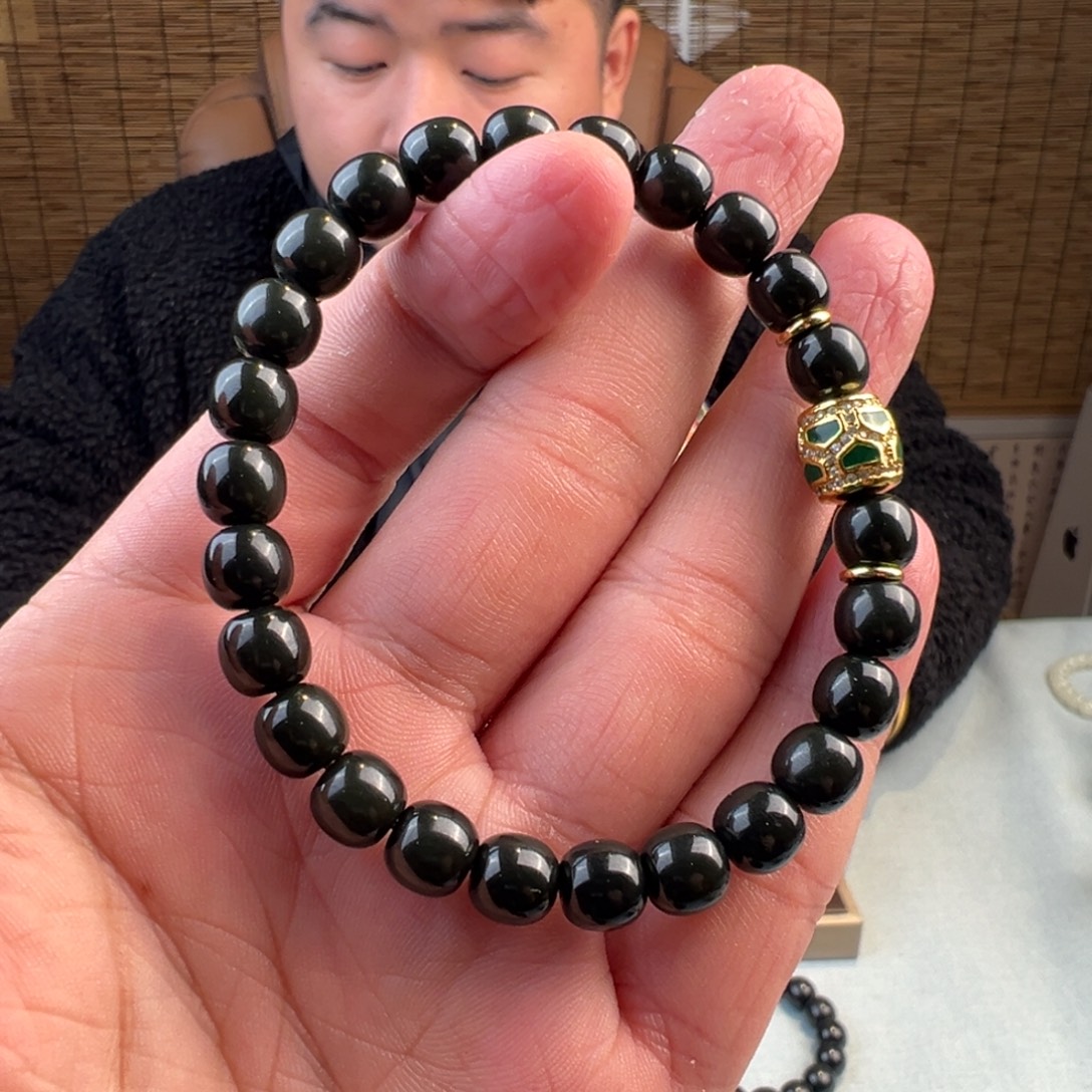 和田玉未镶嵌手链