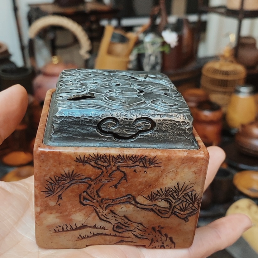 【闪购商品】小*儿寿山石香炉