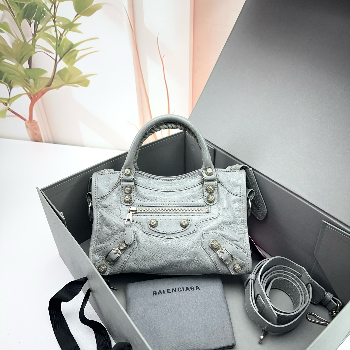 99新 Balenciaga/巴黎世家 C53/46206/单肩包