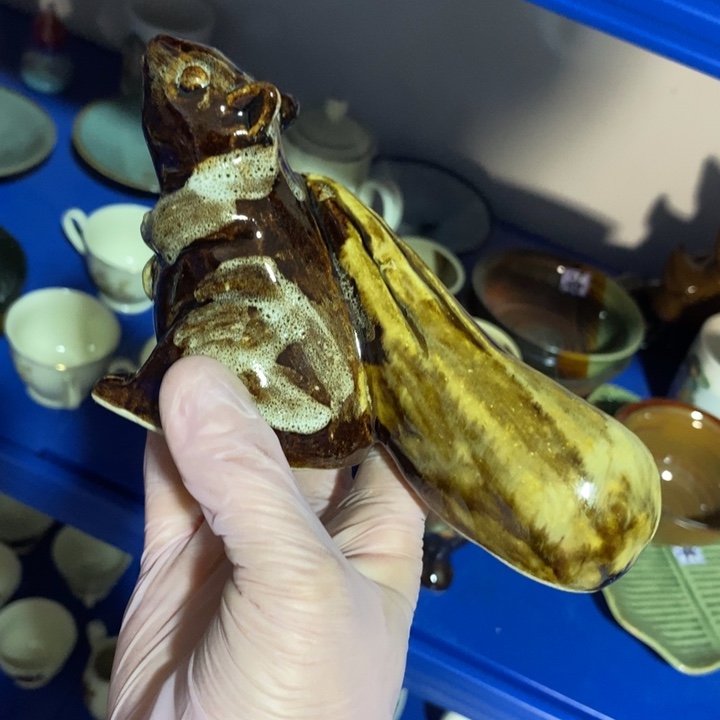 瓷片七厂窑变老鼠