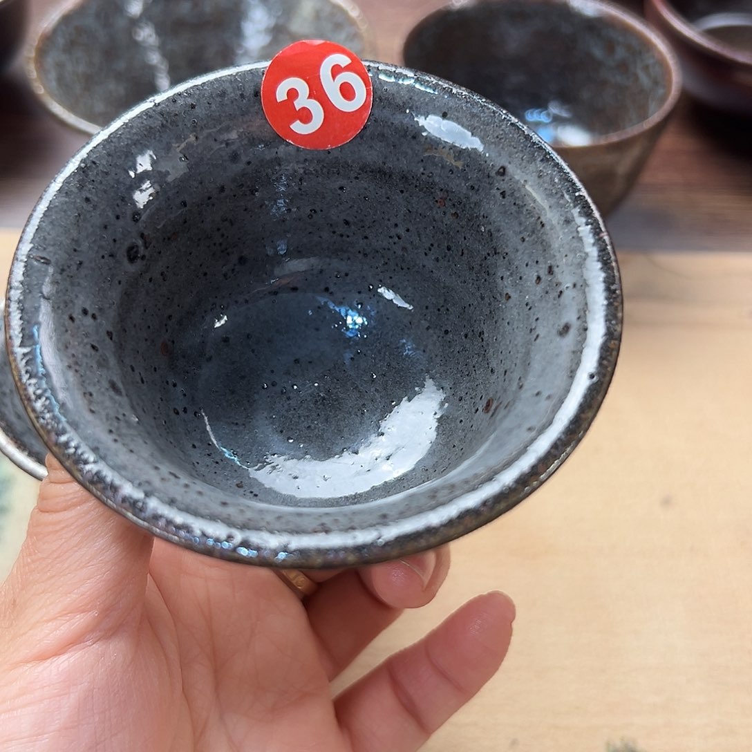 没***了窑变主人杯原矿釉煤窑烧制