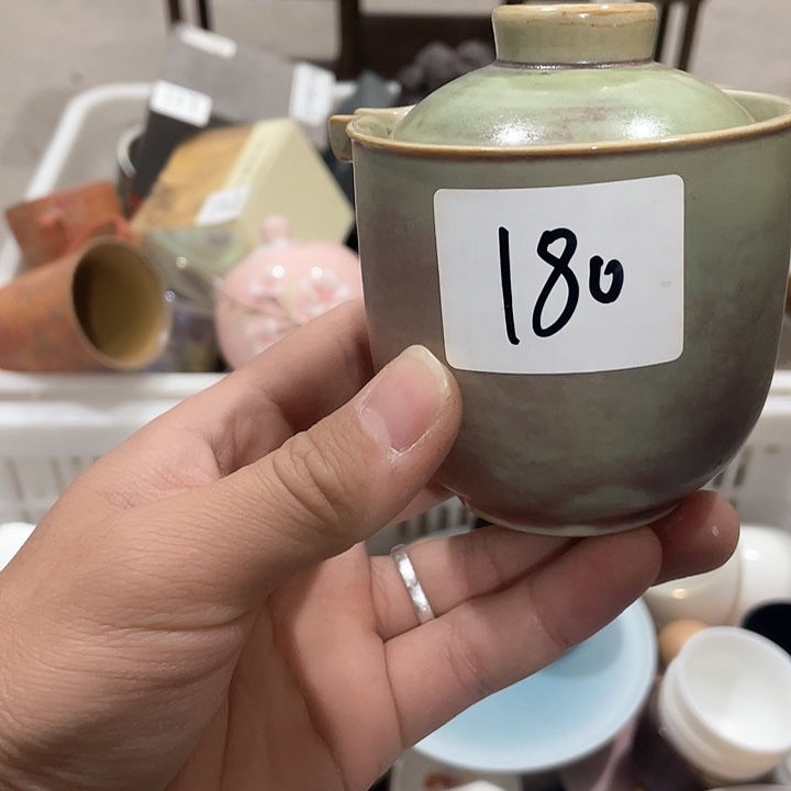 陶瓷茶具全部默认微瑕处理不影响使用完美主义者慎拍！