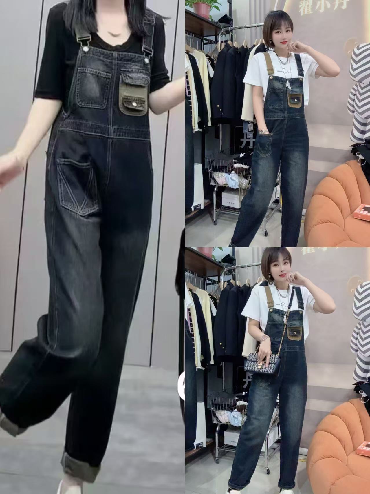 6805休闲百搭款背带裤（下单3天左右发货 